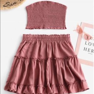 Two-Piece Skirt and Bandeau